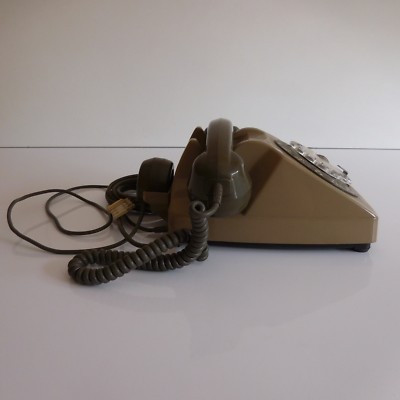 Ancien téléphone mural PTT en bakélite - Antique french