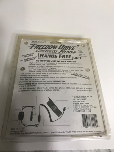 Rare Vintage 1995' Road Eagle RE-700 "Freedom Drive" Cellular Hands Free Device - 第 7/16 張圖片