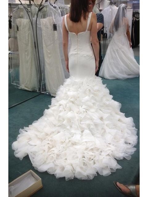 White by Vera Wang Mermaid Wedding Gown | eBay