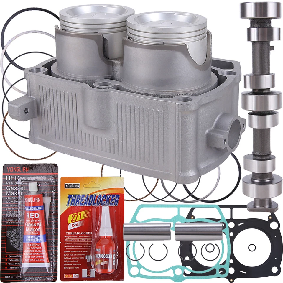 RZR 800 para Polaris RZR 4 800 S EFI cilindro pistón junta kit de extremo superior árbol de levas Foto 4 de 4