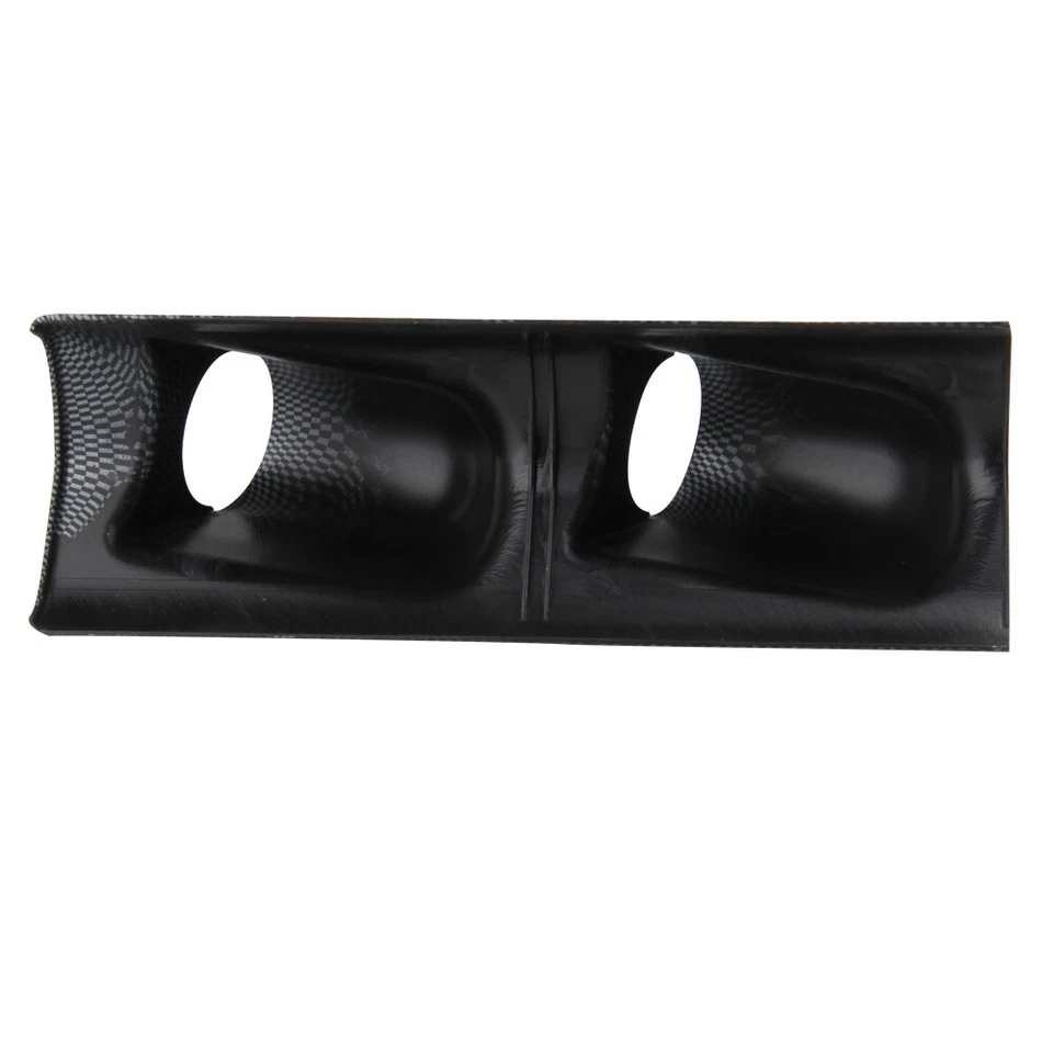 Universal 2" 52mm Left Driver Carbon Fiber A Pillar Pod Dual Hole Gauge Holder - Image 4 of 4
