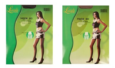 Women's tights collant 20 den 22 dtex satin matt hipster brief LEVANTE item HOLA