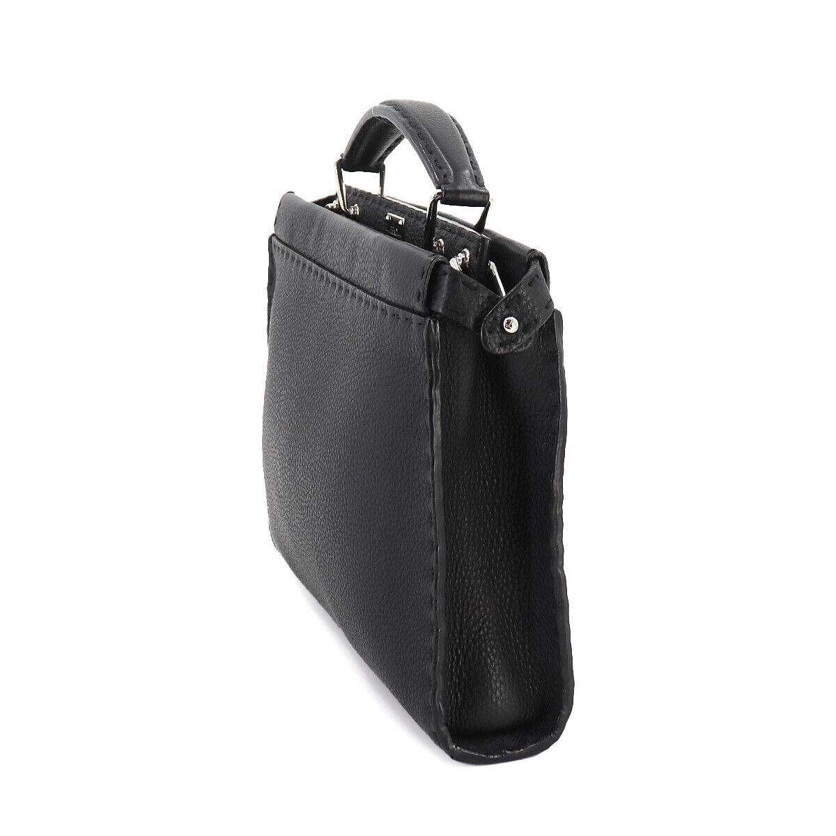 FENDI Selleria Peekaboo Fit Mini Hand Shoulder Bag Leather FENDI Selleria Peekaboo Fit Mini Hand Shoulder Bag Leather