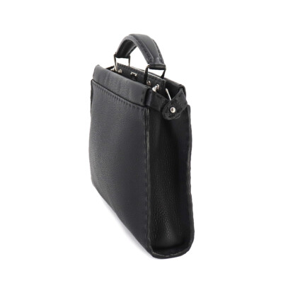 FENDI Selleria Peekaboo Fit Mini Hand Shoulder Bag Leather FENDI Selleria Peekaboo Fit Mini Hand Shoulder Bag Leather