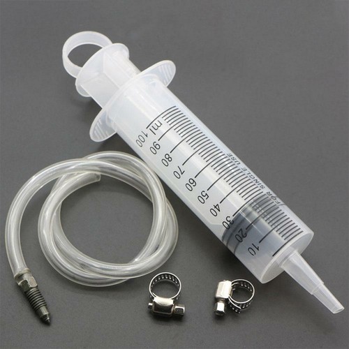 Kit Sanguinamento Moto Pinza Gas Siringa Sanguinamento Strumento Per Freno Idraulico Bello - Foto 2 di 9