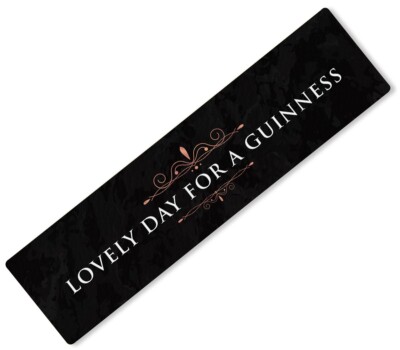 Lovely Day For Printed Beer Mat Label Bar Runner Ideal Home Pub Cafe Occasion 8