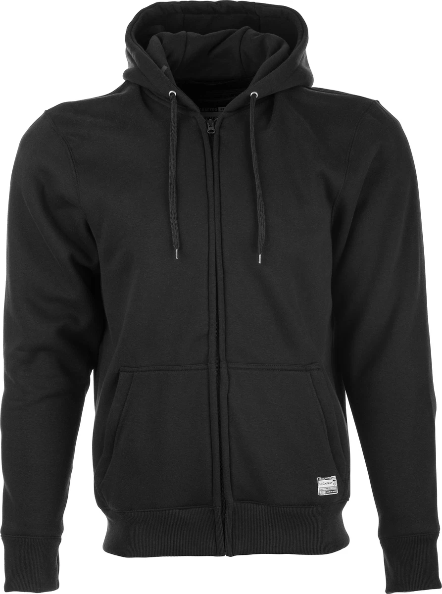 Highway 21 Mens Industry Corporate Hoodie Armor Riding Hoody Black