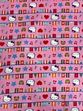 SANRIO Hello Kitty Chilling (David Textiles) BTHY: 18” x 44”