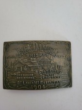 Jack Daniel's Whiskey Advertising beltbuckle belt buckle 1904 FREE SHIPPING