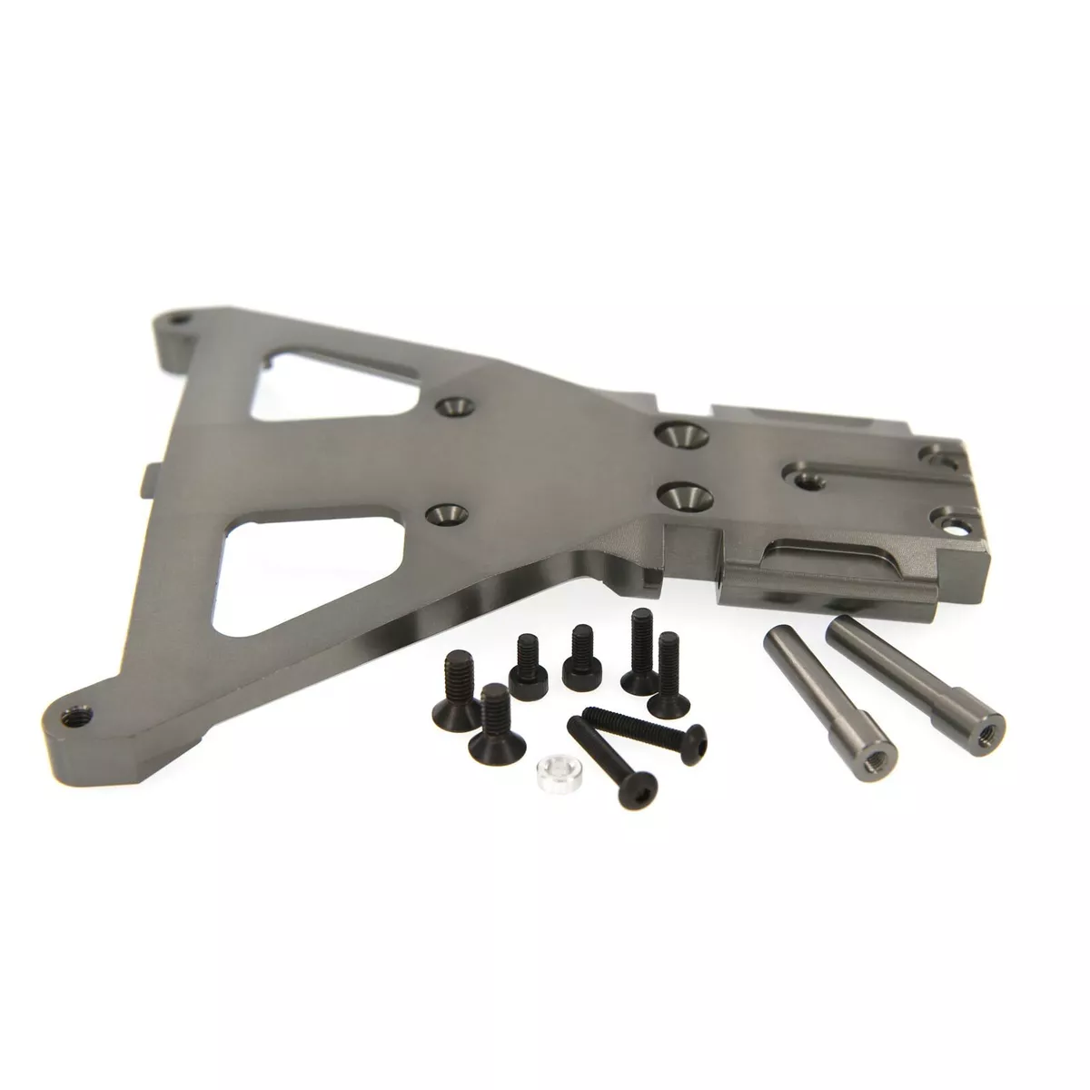Traxxas NOS Deegan 38 Rally Alloy Front Bulkhead Gun Metal by Atomik TRX 7430