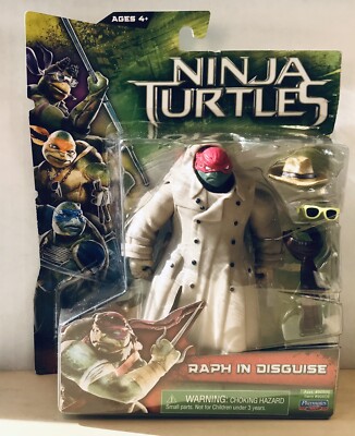 TEENAGE MUTANT NINJA TURTLES 2014 Movie RAPH IN DISGUISE Playmates BRAND NEW