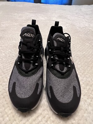 Nike Air Max 270 React Black Vast Grey Sneakers Shoes AT6174-001 Womens  Size 12