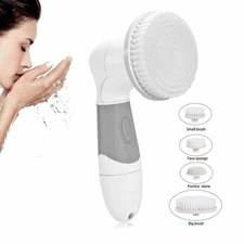 Skin Brushing Cleansing & Exfoliating System for Face and Body With Attachments
