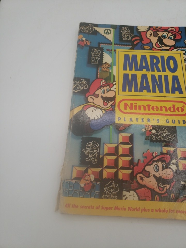 Mario Mania Guide.pdf Official Nintendo Mario Mania Player's Strategy Guide Book 1991 / Worn ...