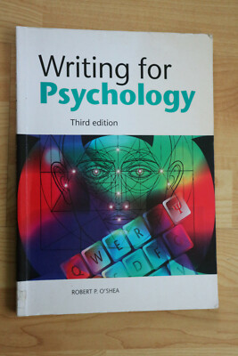 Writing for Psychology 3rd ed. von O'Shea 0729534146 auf Englisch Sehr Gut!!
