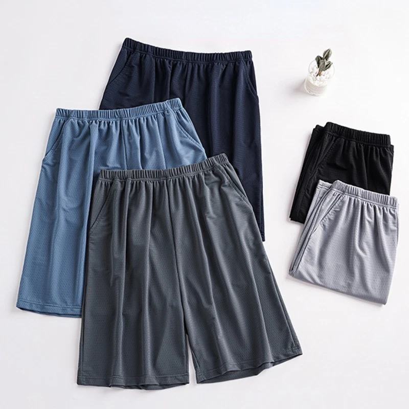 Mens Pajama Shorts Boxers Breathable Thin Short Pants Sports Summer Loungewear - Image 4 of 4