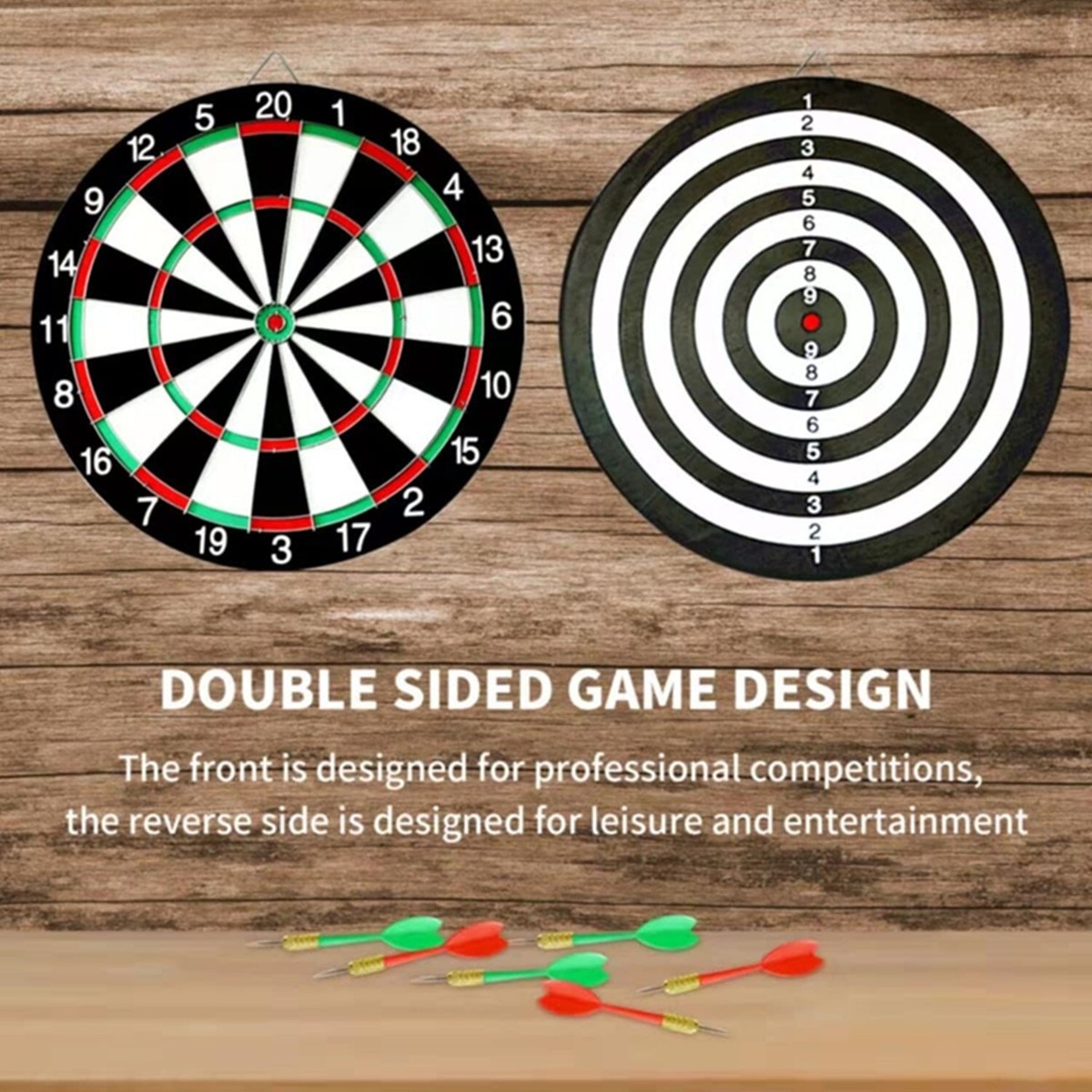 17'' Dart Board, Dartboard Set, Sports, Game, Sisal Bristle