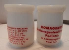 vintage milk glass milk glass creamers-Homogenate Pediatric Messengill  Bristal,