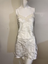 Vintage Lingerie Lot 7 Pcs Bundle Slip Nightgown Satin Nylon Sleepwear Sz Small