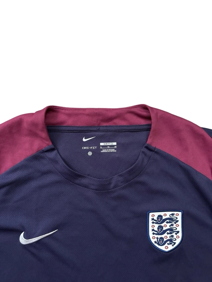 Camiseta Nike Para Hombre Talla XL Púrpura Inglaterra 24/25 Strike Top Entrenamiento Camiseta Fútbol Foto 3 de 4