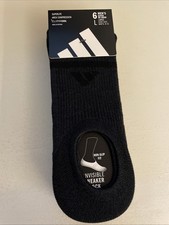 adidas Men's Superlite Arch Compression Low-Cut Socks, 6-Pack, Size 6-12