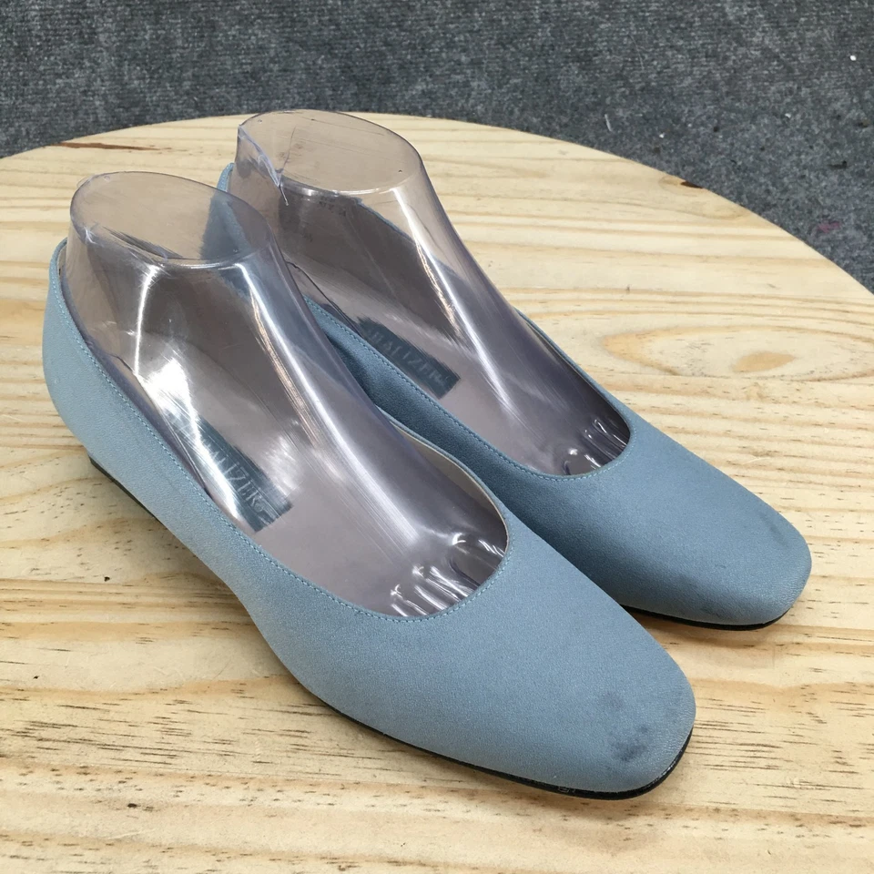 Naturalizer Shoes Womens 8.5 M Pump Blue Slip On Casual Round Toe Block Heels - Image 3 of 4