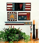 Glory Days Pattern Banners & Wall Quilts Patriotic Flag Stars