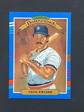 1991 Donruss - Diamond Kings Cecil Fielder #3 No Yellow Stripe on Right Border