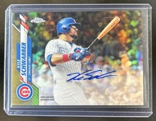 2020 Topps Chrome Update Kyle Schwarber Auto Gold #/50 Cubs