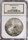 2000 American Eagle Silver Dollar $1 MS69 NGC