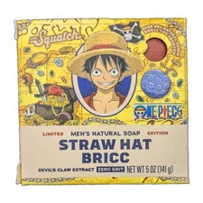Dr Squatch x ONE PIECE Limited Edition Straw Hat Bricc Luffy Soap 5oz New
