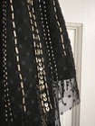 Anthropologie Wedding Outfit Skirt Top Blouse Set Black Gold Size XL — photo 10