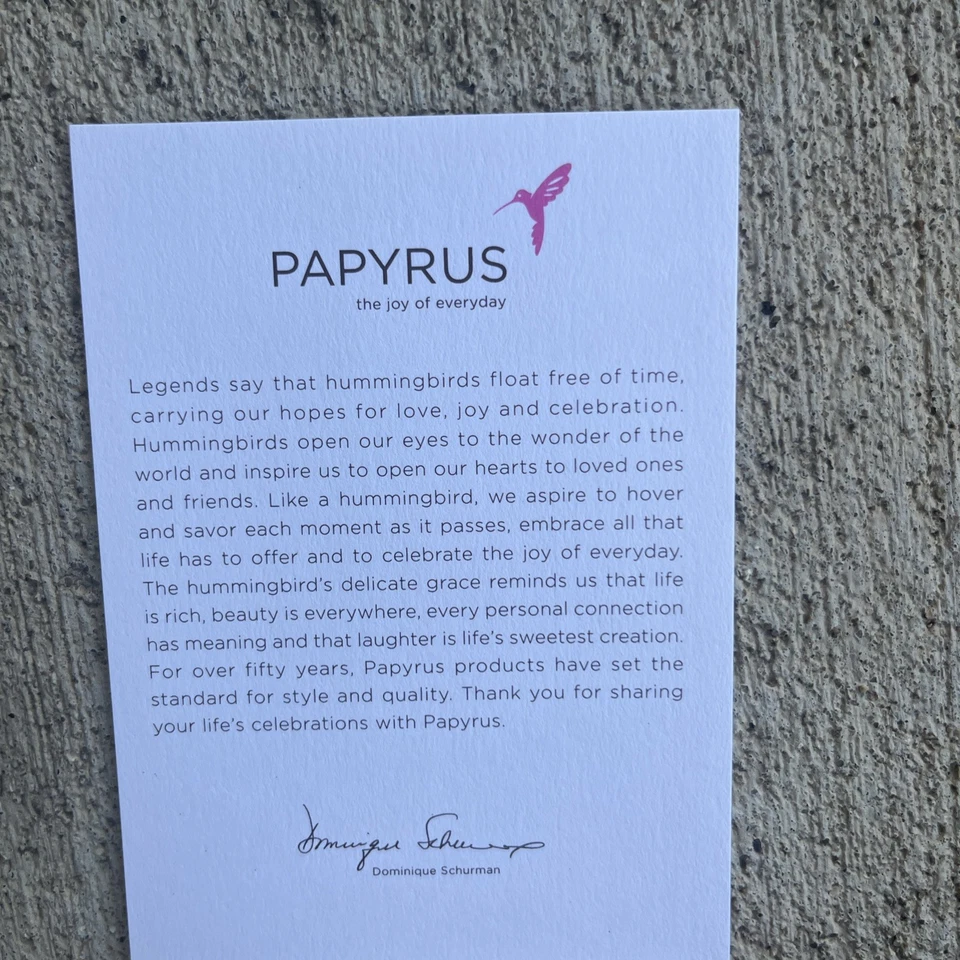 Papyrus 12 Glitter Note Cards w Lined Envelopes Gold Seals Animal Print Feathers - Image 3 of 4