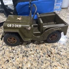 Vintage Tonka Toys Pressed Steel Green Army Jeep GR2-2431 - 1960’s Army Toy