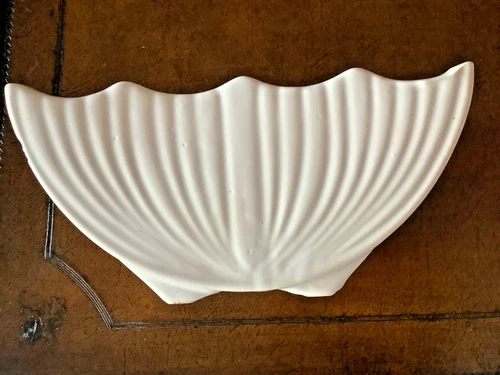 Vintage McCoy Pottery Planter White Glaze