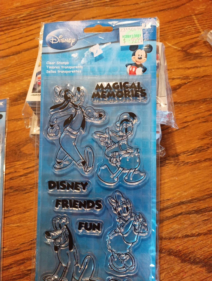 Новые прозрачные марки Disney Mickey and Mini Mouse 21 шт. - Изображение 4 из 4