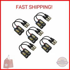 5 Pairs 8MP/4K Passive HD BNC Video Balun Transceiver Transmitter Via UTP RJ45 C