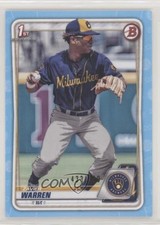 2020 Bowman Draft Sky Blue Border 433/499 Zavier Warren #BD-97 1u6