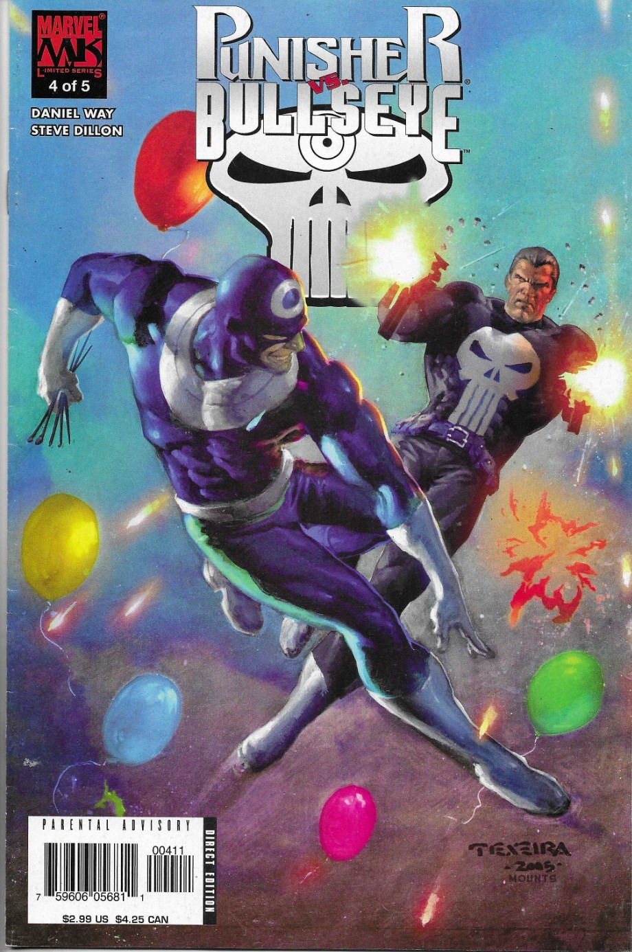 PUNISHER VS BULLSEYE (2006) #4 - Back Issue