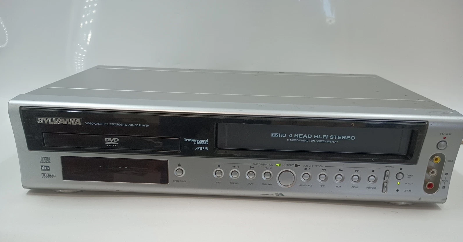 Sylvania DVC850C DVD VCR Combo Player VHS Recorder TESTED EB-20178