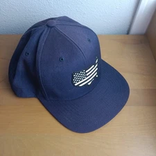 Branded Bills Style 100 USA Flag Map Patch Snapback Baseball Cap Hat