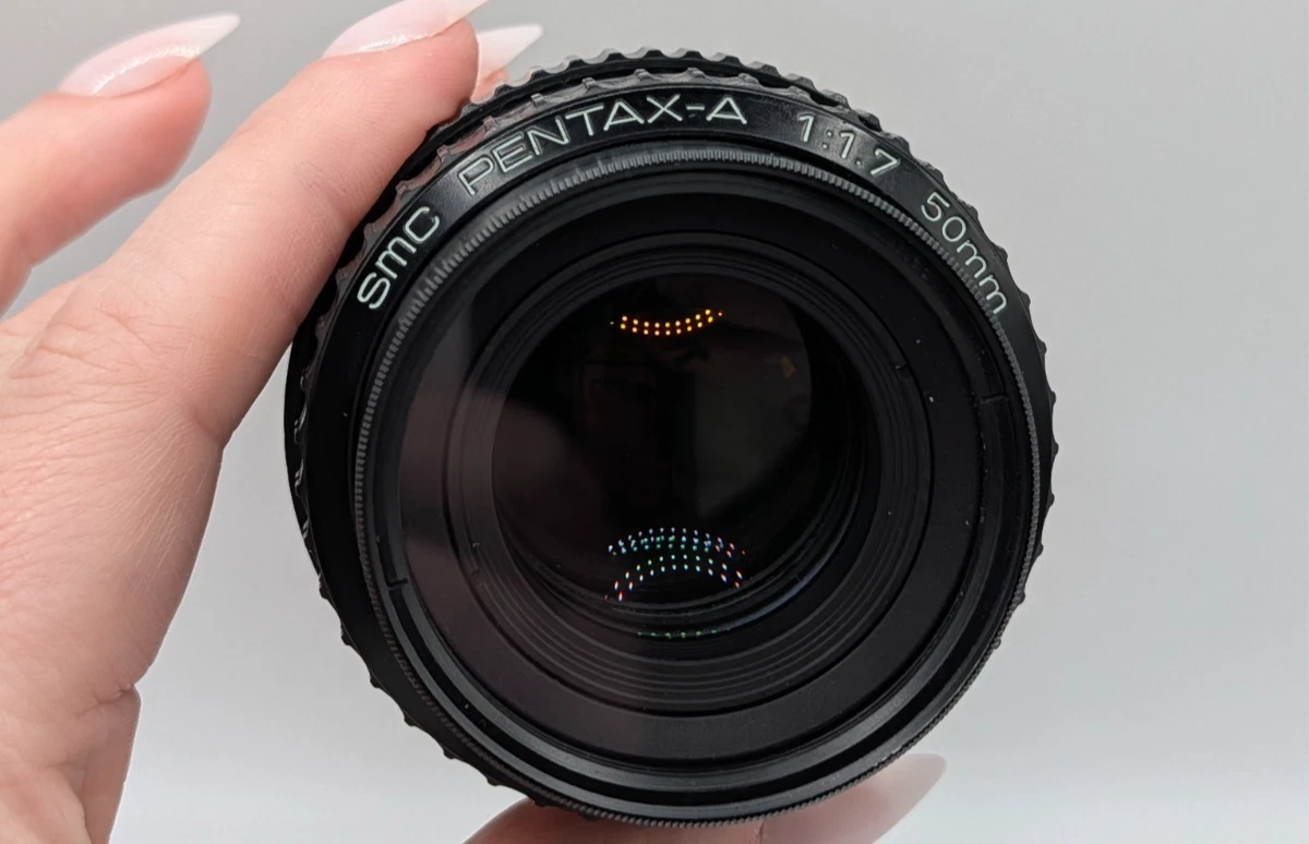 Pentax A Camera Lenses 50mm Focal f/1.7 Maximum Aperture for sale