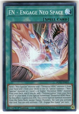 EN - Engage Neo Space Super Rare Power of the Elements POTE-EN051 NM