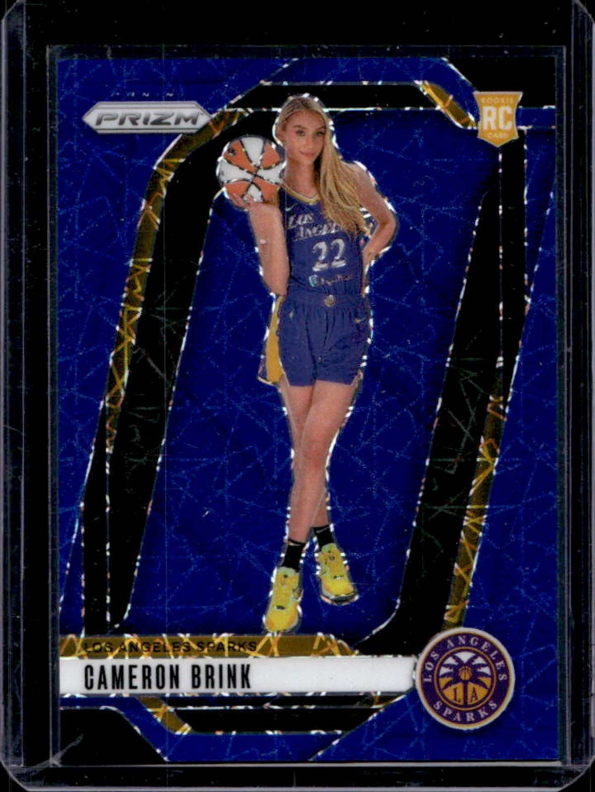 2024 Panini WNBA Prizm Cameron Brink RC Blue Velocity #143 Sparks