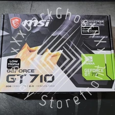 MSI Nvidia GeForce GT 710 2GB - GT7102GD3LP (With box, paperwork & LP brackets)