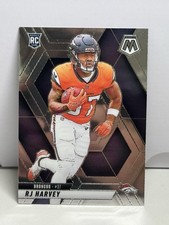 2025 Panini Mosaic RJ Harvey #375 RC Base - Broncos