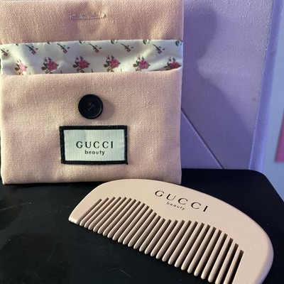 Gucci Beauty Pink Comb & Floral Pouch Set   GWP