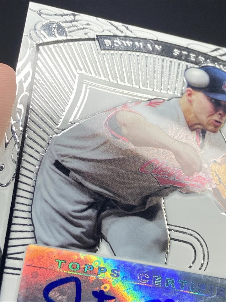 2009 Bowman Sterling Justin Masterson Auto RC Rookie #BS-JM Card - Image 2 of 3