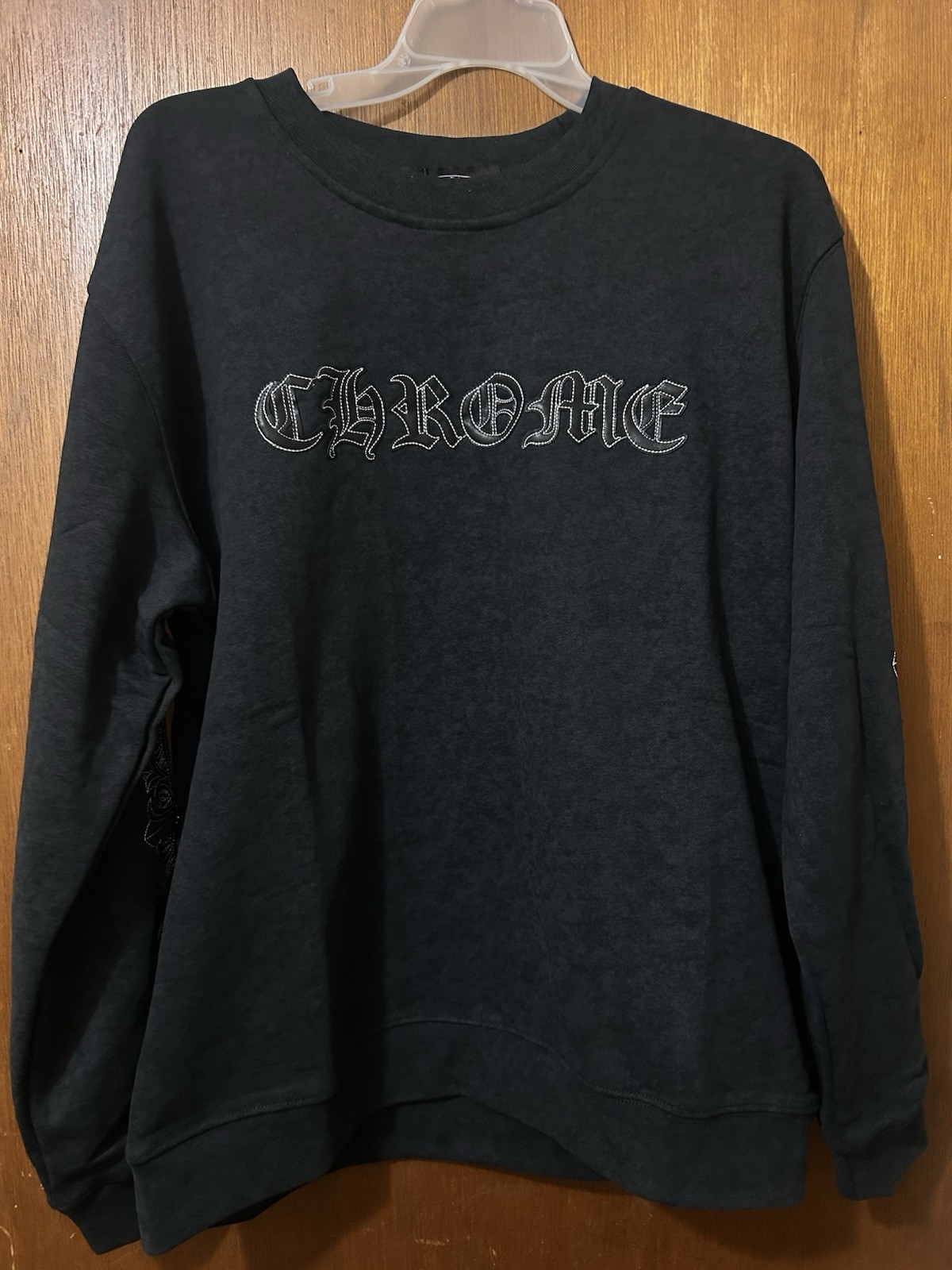 Gray Chrome hearts long Sleeve , Size large brand New And Ready To Ship🔥