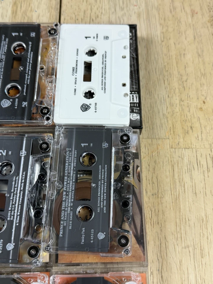 Lot of 9 Prince Cassette Tapes Purple Rain Emancipation  Come Diamond Gold NPG - Image 4 of 4
